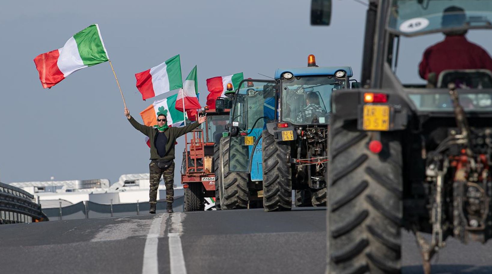 Orte torna la protesta dei trattori Disagi alla viabilità