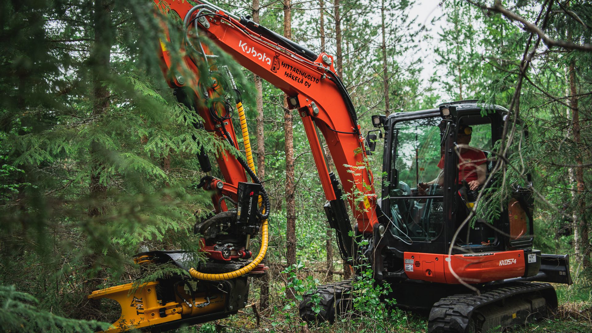 TMK è specializzato nelle cesoie per abbattimento forestale